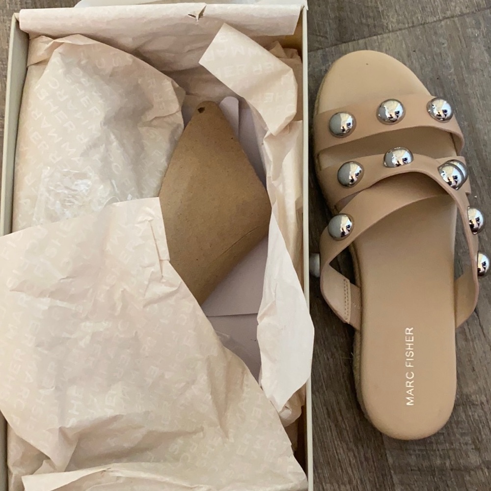 Marc Fisher studded sandals